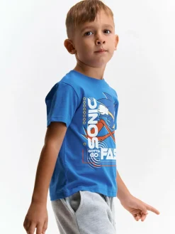 GATE Bawełniana koszulka z nadrukiem|Dzieci Chłopcy·Ostatnie Sztuki - Chłopcy|Chłopcy·Koszulki