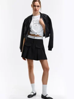 GATE Bawełniana koszulka z nadrukiem| Koszulki I Topy·Koszulki|Koszulki I Topy·Koszulki Z Nadrukiem