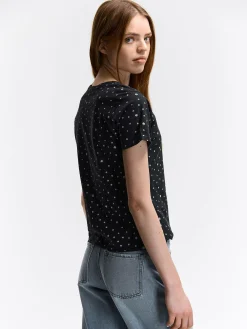 GATE Bawełniana koszulka z nadrukiem| Koszulki I Topy·Koszulki|Koszulki I Topy·Koszulki Z Nadrukiem