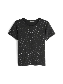 GATE Bawełniana koszulka z nadrukiem| Koszulki I Topy·Koszulki|Koszulki I Topy·Koszulki Z Nadrukiem