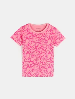 GATE Bawełniana koszulka z nadrukiem|Dzieci Baby|Dziewczynki·Koszulki I Topy