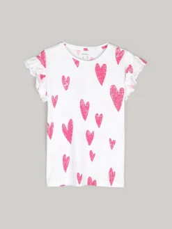 GATE Bawełniana koszulka z nadrukiem|Dzieci Baby|Dziewczynki·Koszulki I Topy