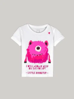 GATE Bawełniana koszulka z nadrukiem|Dzieci Baby|Dziewczynki·Koszulki I Topy