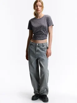 GATE Bawełniana koszulka z nadrukiem| Koszulki I Topy·Koszulki|Koszulki I Topy·Koszulki Z Nadrukiem