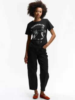 GATE Bawełniana koszulka z nadrukiem| Koszulki I Topy·Koszulki|Koszulki I Topy·Koszulki Z Nadrukiem