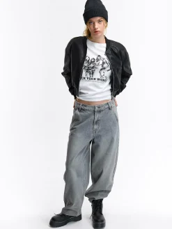 GATE Bawełniana koszulka z nadrukiem| Koszulki I Topy·Koszulki|Koszulki I Topy·Koszulki Z Nadrukiem