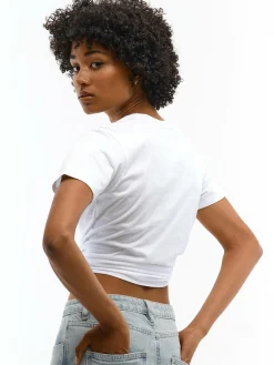 GATE Bawełniana koszulka z nadrukiem| Koszulki I Topy·Koszulki|Koszulki I Topy·Koszulki Z Nadrukiem