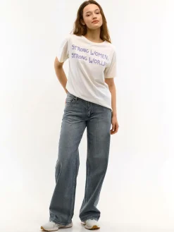 GATE Bawełniana koszulka z nadrukiem| Koszulki I Topy·Koszulki|Koszulki I Topy·Koszulki Z Nadrukiem