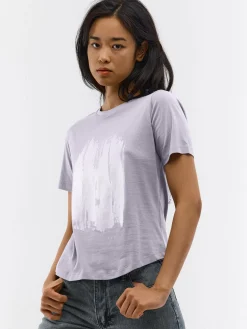 GATE Bawełniana koszulka z nadrukiem| Koszulki I Topy·Koszulki|Koszulki I Topy·Koszulki Z Nadrukiem