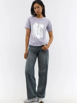 GATE Bawełniana koszulka z nadrukiem| Koszulki I Topy·Koszulki|Koszulki I Topy·Koszulki Z Nadrukiem