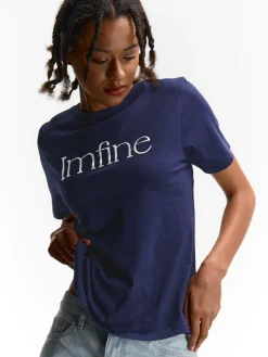 GATE Bawełniana koszulka z nadrukiem| Koszulki I Topy·Koszulki|Koszulki I Topy·Koszulki Z Nadrukiem