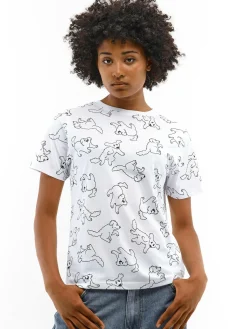 GATE Bawełniana koszulka z nadrukiem| Koszulki I Topy·Koszulki|Koszulki I Topy·Koszulki Z Nadrukiem