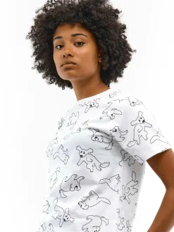 GATE Bawełniana koszulka z nadrukiem| Koszulki I Topy·Koszulki|Koszulki I Topy·Koszulki Z Nadrukiem