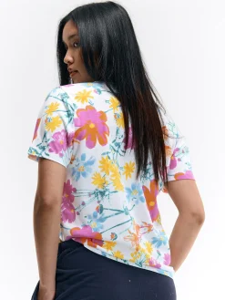 GATE Bawełniana koszulka z nadrukiem| Koszulki I Topy·Koszulki