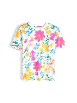 GATE Bawełniana koszulka z nadrukiem| Koszulki I Topy·Koszulki