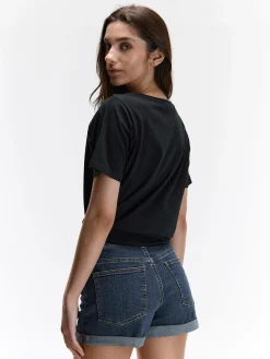 GATE Bawełniana koszulka z nadrukiem| Koszulki I Topy·Koszulki|Koszulki I Topy·Koszulki Z Nadrukiem