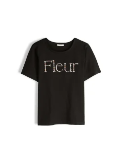 GATE Bawełniana koszulka z nadrukiem| Koszulki I Topy·Koszulki|Koszulki I Topy·Koszulki Z Nadrukiem