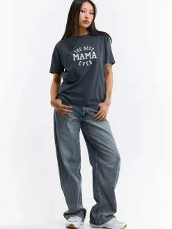 GATE Bawełniana koszulka z nadrukiem| Koszulki I Topy·Koszulki|Koszulki I Topy·Koszulki Z Nadrukiem