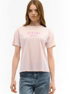 GATE Bawełniana koszulka z nadrukiem| Koszulki I Topy·Koszulki|Koszulki I Topy·Koszulki Z Nadrukiem