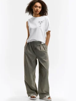 GATE Bawełniana koszulka z nadrukiem| Koszulki I Topy·Koszulki|Koszulki I Topy·Koszulki Z Nadrukiem