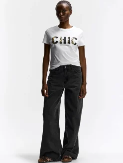 GATE Bawełniana koszulka z nadrukiem| Koszulki I Topy·Koszulki|Koszulki I Topy·Koszulki Z Nadrukiem