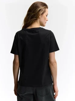 GATE Bawełniana koszulka z nadrukiem| Koszulki I Topy·Koszulki|Koszulki I Topy·Koszulki Z Nadrukiem