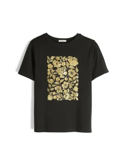 GATE Bawełniana koszulka z nadrukiem| Koszulki I Topy·Koszulki|Koszulki I Topy·Koszulki Z Nadrukiem