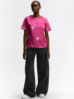 GATE Bawełniana koszulka z nadrukiem| Koszulki I Topy·Koszulki|Koszulki I Topy·Koszulki Z Nadrukiem