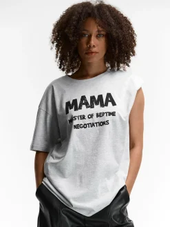 GATE Bawełniana koszulka z nadrukiem| Koszulki I Topy·Koszulki|Koszulki I Topy·Koszulki Z Nadrukiem