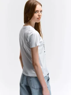 GATE Bawełniana koszulka z nadrukiem| Koszulki I Topy·Koszulki|Koszulki I Topy·Koszulki Z Nadrukiem