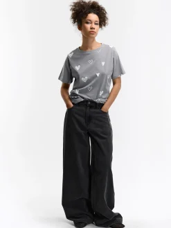 GATE Bawełniana koszulka z nadrukiem| Koszulki I Topy·Koszulki|Koszulki I Topy·Koszulki Z Nadrukiem