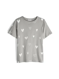 GATE Bawełniana koszulka z nadrukiem| Koszulki I Topy·Koszulki|Koszulki I Topy·Koszulki Z Nadrukiem