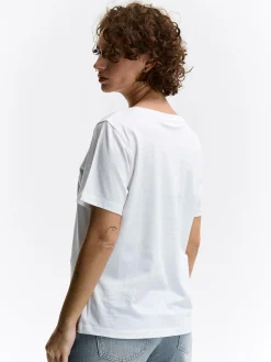 GATE Bawełniana koszulka z nadrukiem| Koszulki I Topy·Koszulki|Koszulki I Topy·Koszulki Z Nadrukiem