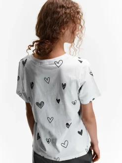 GATE Bawełniana koszulka z nadrukiem| Koszulki I Topy·Koszulki|Koszulki I Topy·Koszulki Z Nadrukiem