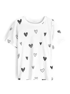 GATE Bawełniana koszulka z nadrukiem| Koszulki I Topy·Koszulki|Koszulki I Topy·Koszulki Z Nadrukiem