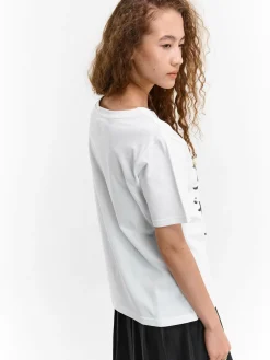 GATE Bawełniana koszulka z nadrukiem| Koszulki I Topy·Koszulki|Koszulki I Topy·Koszulki Z Nadrukiem