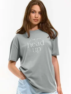 GATE Bawełniana koszulka z nadrukiem| Koszulki I Topy·Koszulki|Koszulki I Topy·Koszulki Z Nadrukiem