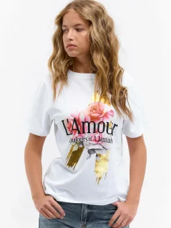 GATE Bawełniana koszulka z nadrukiem| Koszulki I Topy·Koszulki|Koszulki I Topy·Koszulki Z Nadrukiem