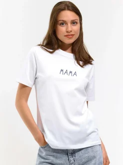 GATE Bawełniana koszulka z nadrukiem| Koszulki I Topy·Koszulki|Koszulki I Topy·Koszulki Z Nadrukiem