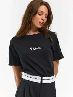 GATE Bawełniana koszulka z nadrukiem| Koszulki I Topy·Koszulki|Koszulki I Topy·Koszulki Z Nadrukiem