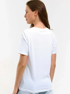 GATE Bawełniana koszulka z nadrukiem| Koszulki I Topy·Koszulki|Koszulki I Topy·Koszulki Z Nadrukiem