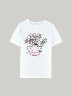 GATE Bawełniana koszulka z nadrukiem| Koszulki I Topy·Koszulki|Koszulki I Topy·Koszulki Z Nadrukiem