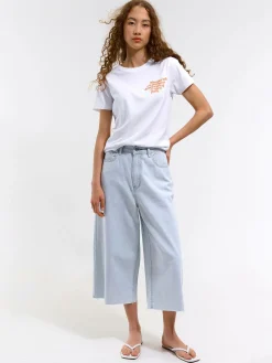 GATE Bawełniana koszulka z nadrukiem| Koszulki I Topy·Koszulki|Koszulki I Topy·Koszulki Z Nadrukiem