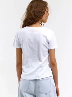 GATE Bawełniana koszulka z nadrukiem| Koszulki I Topy·Koszulki|Koszulki I Topy·Koszulki Z Nadrukiem