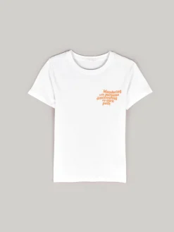 GATE Bawełniana koszulka z nadrukiem| Koszulki I Topy·Koszulki|Koszulki I Topy·Koszulki Z Nadrukiem