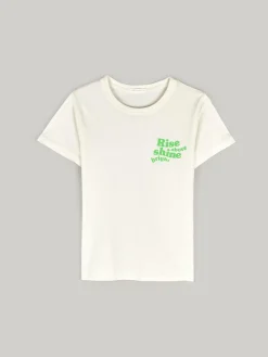 GATE Bawełniana koszulka z nadrukiem| Koszulki I Topy·Koszulki|Koszulki I Topy·Koszulki Z Nadrukiem