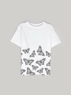 GATE Bawełniana koszulka z nadrukiem| Koszulki I Topy·Koszulki|Koszulki I Topy·Koszulki Z Nadrukiem