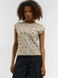 GATE Bawełniana koszulka z nadrukiem| Koszulki I Topy·Koszulki|Koszulki I Topy·Koszulki Z Nadrukiem