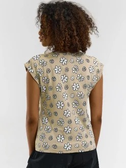 GATE Bawełniana koszulka z nadrukiem| Koszulki I Topy·Koszulki|Koszulki I Topy·Koszulki Z Nadrukiem