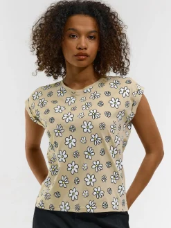 GATE Bawełniana koszulka z nadrukiem| Koszulki I Topy·Koszulki|Koszulki I Topy·Koszulki Z Nadrukiem